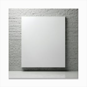 Blank Canvas Canvas Print