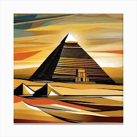 Pyramids Of Giza 1 Canvas Print