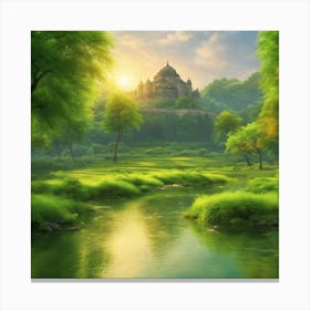 Taj Mahal Canvas Print