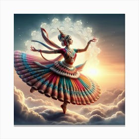 Indian Dancer Canvas Print