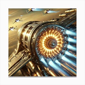 Solar Engines Converted Canvas Print