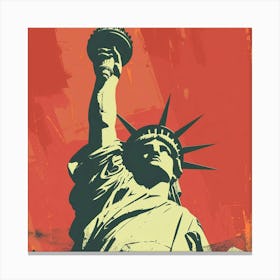 Statue of Liberty NY Usa Vector Design Illustration 1720362777 4 Canvas Print