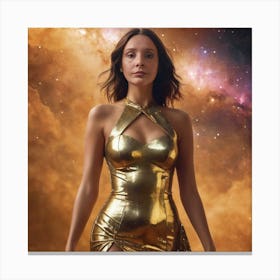 Golden Goddess Canvas Print