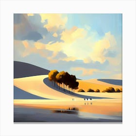 Landscape Painting 159 Canvas Print