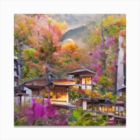 Asian Village 2 Canvas Print