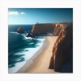 Cliffs Of Lisbon Canvas Print