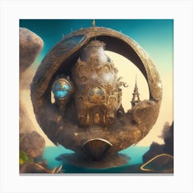 Ethereal Sphere Canvas Print