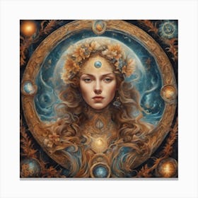 Virgo the Virgin Canvas Print