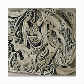 Abstract Sculpture Canvas Print