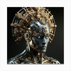 Futuristic Humanoid 1 Canvas Print