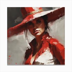 Red Hat 2 Canvas Print