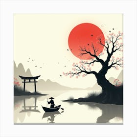 Asian Landscape Canvas Print