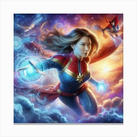 Captain Marvel 8 Canvas Print