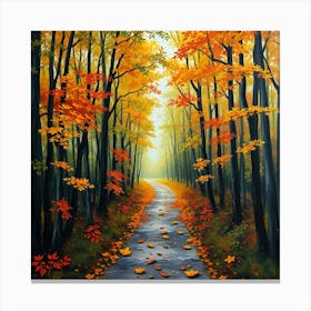 Autumn Path 3 Canvas Print