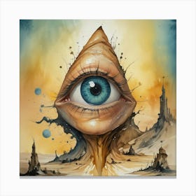 All Seeing Eye Canvas Print