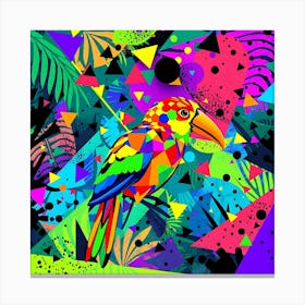 Colorful Tropical Bird Canvas Print