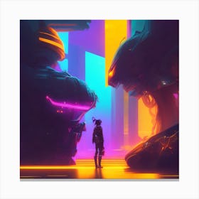 Sci-Fi Art Canvas Print