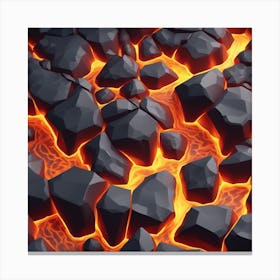 Lava Rock Canvas Print