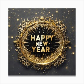 Happy New Year 122 Canvas Print