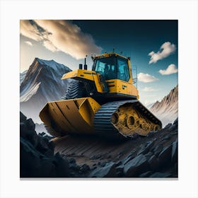 Buldozer Mountain (3) Canvas Print