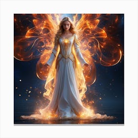 Angel Of Fir Canvas Print