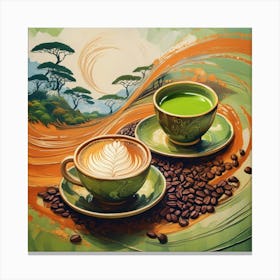 Matcha Latte Canvas Print