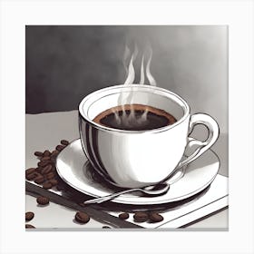 Coffee Cup Canvas Print