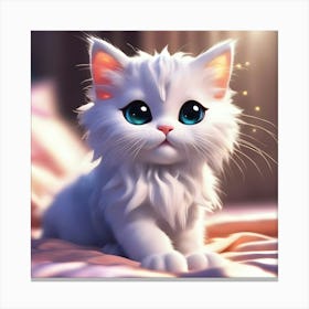 Cute Kitten 20 Canvas Print