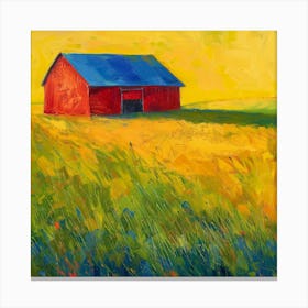 Red Barn Canvas Print