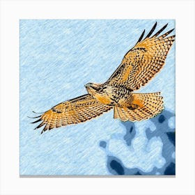 Flying Eagle Canvas Print