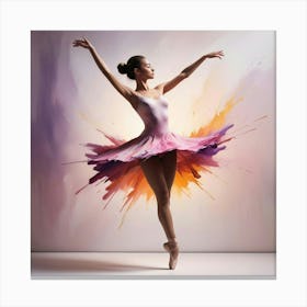 Ballet Dancer 4 Canvas Print