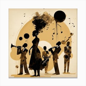 Jazz Music 9 Canvas Print