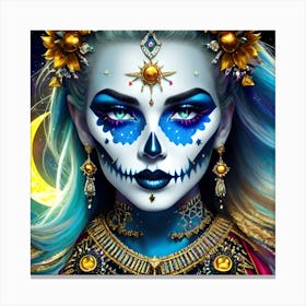 Day Of The Dead 3 Canvas Print