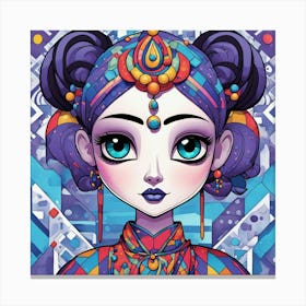 Chinese Girl 4 Canvas Print