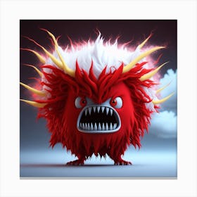 Monster Monster Monster Monster Monster Monster Monster Monster Monster 5 Canvas Print