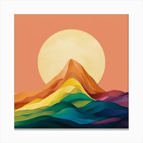 Rainbow Peak Nursery (3) Canvas Print