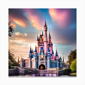 Cinderella Castle 68 Canvas Print