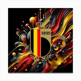 Belgium National Football Team Logo Wall Art 3 Canvas Print