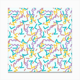 zig zags Canvas Print