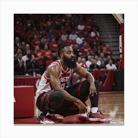 James Harden AI Canvas Print