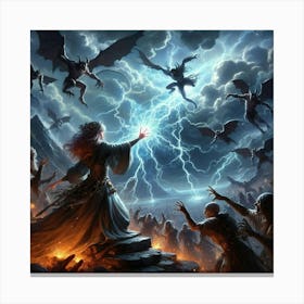 Lord Of The Rings 24 Canvas Print