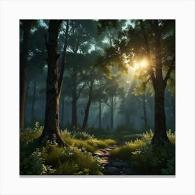 Dark Forest 103 Canvas Print