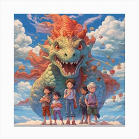 Kawaii Monster Canvas Print