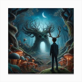 Dark Forest Canvas Print