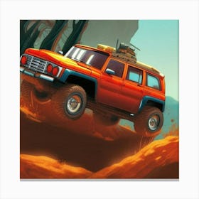 Sand Truck Canvas Print