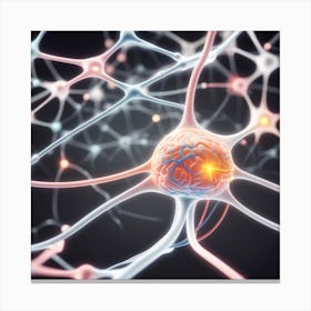 Neuron Stock Videos & Royalty-Free Footage 1 Canvas Print