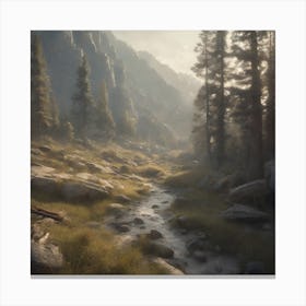 Mountain Stream 1 Canvas Print