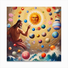 God Of The Universe Canvas Print