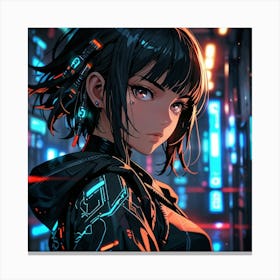 Anime Girl Canvas Print