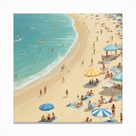 San Diego Beach Canvas Print